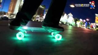 skate patinetas con luz led [upl. by Rockefeller]