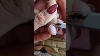 Cuticle cutting nails cuticlecare art viralvideo trending [upl. by Coral301]