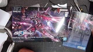 Gunpla Build live  HG Infinite Justice Type II part 1 [upl. by Evadne]