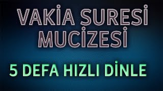 VAKİA SURESİ DİNLE 5 DEFA Faziletli Dualar [upl. by Belsky910]