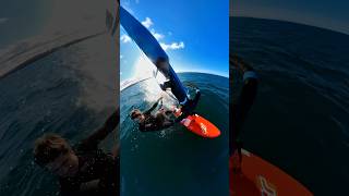 Windsurf Blasting Winter NZ drums windsurfer extremesport insta360 windsurf watersport music [upl. by Chrotoem]