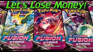 Profit or Loss 36x Fusion Strike Booster Packs [upl. by Ataeb]