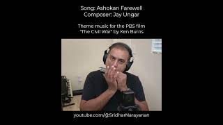 Ashokan Farewell  Harmonica Cover  Sridhar Narayanan shorts [upl. by Aiza]