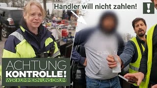 Mann will sich um BEZAHLUNG drücken 😠 Marktleiterin droht mit Polizei  Achtung Kontrolle [upl. by Ethelbert]