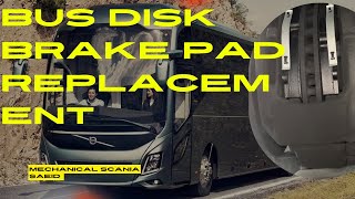 Mechanical Scania  Rear axle service and replacement of disc pads [upl. by Enaled753]