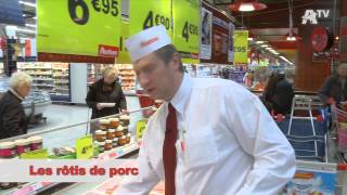 Auchan  Les différents morceaux de porc [upl. by Weismann]