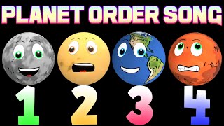 Planet Order Song  Solar System for Kids [upl. by Pickett]