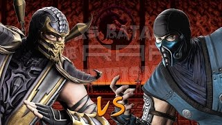 Scorpion vs SubZero Épicas Batallas de Rap del Frikismo  Keyblade [upl. by Ayenat]