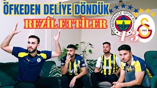 FENERBAHÇE  GALATASARAY DERBİ MAÇINA TEPKİ FANATİK FENERBAHÇELİLER ÇILDIRDI [upl. by Wirth]