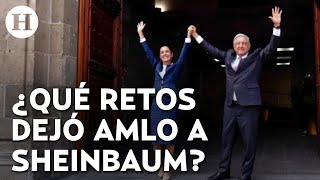 ¿Herencia de AMLO Claudia Sheinbaum llega a la presidencia con retos en economía y seguridad [upl. by Santini]