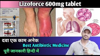 Lizoforce 600 tablet use dose benefits and Side effects full review in hindilinezolid600 [upl. by Mahala347]