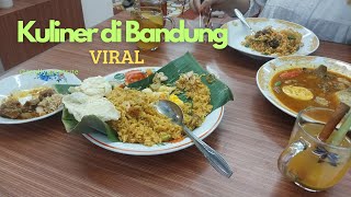 Mencoba makanan yang lagi viral di Bandung  Nasi Goreng Rempah kulinerbandung [upl. by Atiuqel258]