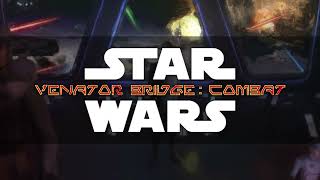 Venator Bridge Combat  Star Wars Ambience Clone Chatter  Engine Brown Noise  Space Battle [upl. by Nel]