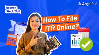 How to File ITR Online StepbyStep Guide  ITR Filing Last Date [upl. by Swanhilda]