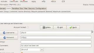 Install ProFTPD with GUI GADMIN on Linux Ubuntu 810 [upl. by Hendel]