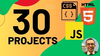 HTML CSS JS projects Beginner 30 projects using HTML CSS and JavaScript [upl. by Cioffred]