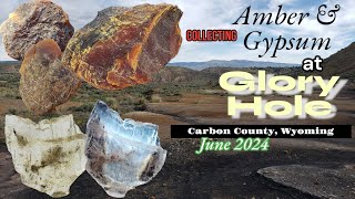 HD Paleoceneaged Amber and Gypsum of Wyomings Hanna Basin  June 23 2024 [upl. by Roswell]