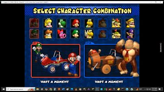 Mario Kart Double Dash 2 Player Game RJs MarioLuigi vs Sisters DonkeyKongDiddyKong Special Cup [upl. by Anwahsal]