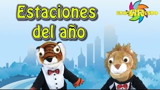 ESTACIONES DEL AÑO  CANCIÓN INFANTIL  PREESCOLAR  EDUCARRIENDO [upl. by Pawsner]