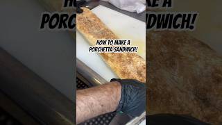 How To Make A Porchetta Sandwich 🥪 [upl. by Nonnahsed]