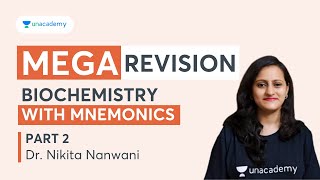 Biochemistry Mega Revision with Mnemonics Part 2  Dr Nikita Nanwani [upl. by Koziarz820]