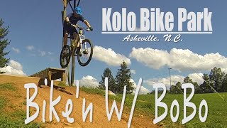 Kolo Bike Park Asheville NC Vlog6 MTB [upl. by Nahbois574]