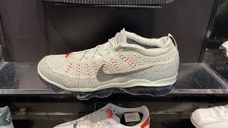 Nike Air VaporMax 2013 Flyknit Light SilverSmoke GreyPicante Red  Style Code DV1678013 [upl. by Pamella588]