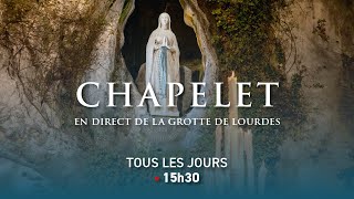 Le Chapelet depuis la Grotte de Lourdes  26102024 [upl. by Hertzfeld]