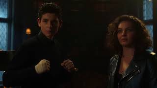 Gotham 4x19 Bruce and Selina Ras al Ghul interupts Dark Knight Rises Ending [upl. by Jaddan]