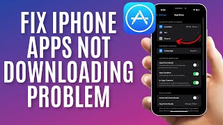 iPhone Apps Not Downloading Solved  Quick amp Easy Guide [upl. by Naasah]