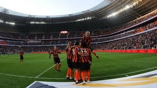 First game at Donbass Arena Shakhtar 40 Obolon 27092009 [upl. by Marinelli]