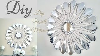 Diy Simple and Inexpensive Glam Wall Mirror Decor [upl. by Franciskus]