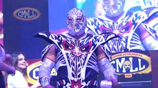 CMLLNIEBLA ROJAÁNGEL DE OROTEMPLARIO VS ATLANTIS JRMÁSCARA DORADAMÍSTICOARENA MÉXICO271023 [upl. by Inoue207]