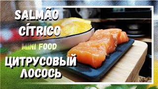 SALMÃO CÍTRICO  ЦИТРУСОВЫЙ ЛОСОСЬ  ASMR MINIATURE COOKING MINI FOOD [upl. by Darby112]