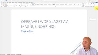 Innholdsfortegnelse i Word [upl. by Deering]