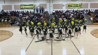 Schalick High School Cheerleading  Thunderstruck Pep Rally performance [upl. by Bridge]