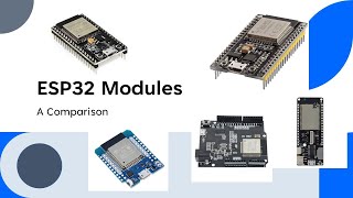 ESP32 Boards Compare [upl. by Elynad]