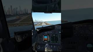 Meigs Field VR TouchnGo  Microsoft Flight Simulator msfs2020 vr flightsim crosswind chicago [upl. by Forester845]