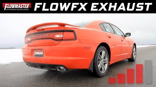 201114 Charger RT 300C 57L  Flowmaster FlowFX Catback Exhaust System 717831 [upl. by Ahsinan]