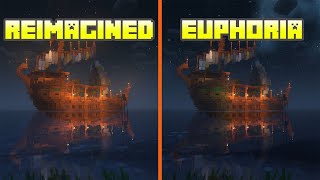 Complementary Reimagined vs Euphoria Patches  Shader Comparison [upl. by Collen]