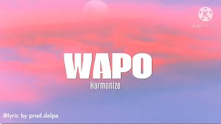 Harmonize wapo official lyrics [upl. by Narmis]