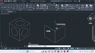 How to Draw Isometric Circle in AutoCAD  autocad  isometric [upl. by Ellehsad]