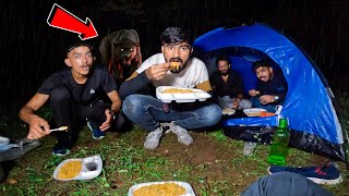 Night Camping in Dangerous Forest  खतरनाक बारिस में जंगल में फस गए 😱 [upl. by Rhynd]