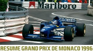 Résumé GrandPrix de Monaco 1996  Formule 1 [upl. by Raeann371]