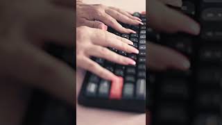 Long Nails Typing on Keychron V4 Mechanical Keyboard ASMR [upl. by Olympe69]