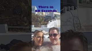 Thira in 60 Seconds santorini travel shortsfeed [upl. by Berger]