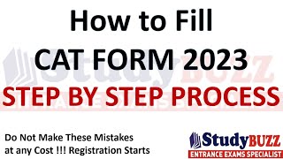 CAT 2023 registration starts How to fill CAT form Step by step guide  Dont make these mistakes [upl. by Quint]