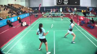 TV Court GJ2013  Brenda Fernardin amp Yvonne Li vs Annika Horbach amp Theresa Wurm 1st set [upl. by Adlog]