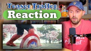 Captain America Brave New World  Teaser Trailer Reaction  RED HULK [upl. by Witha]