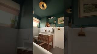 The coziest dark green bathroom [upl. by Anuahsal]